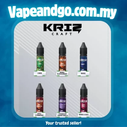 Kriz Craft E-Liquid 15ml Freebase (Elmax Ermon Bottle) Akta 852 Registered - Vapeandgo Com My