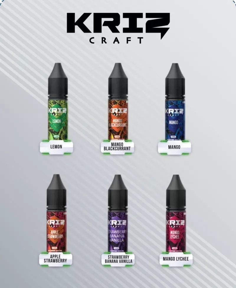 Kriz Craft E-Liquid 15ml Freebase (Elmax Ermon Bottle) Akta 852 Registered - Vapeandgo Com My - Image 2