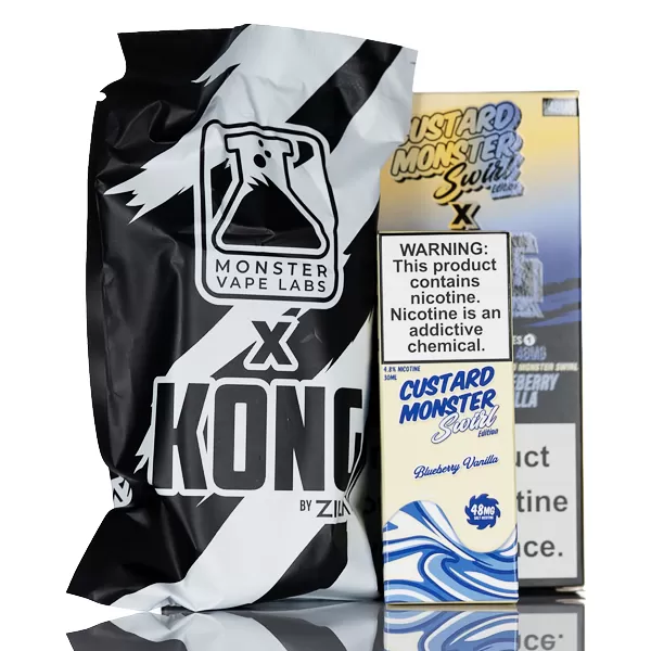 Monster Vape Labs X Kong by Zilla 50K Puffs Disposable - 4.8% 30mL - Strawberry Jam - Image 3
