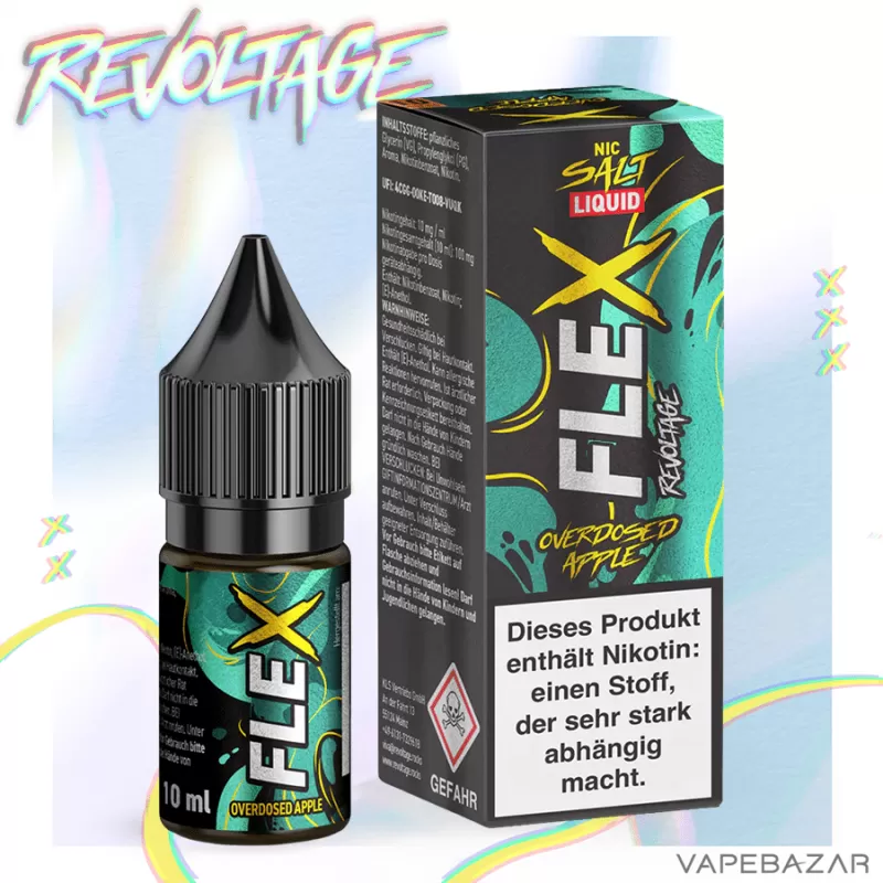 Revoltage Flex – Overdosed Apple - 10mg/ml, 20mg/ml - Image 2