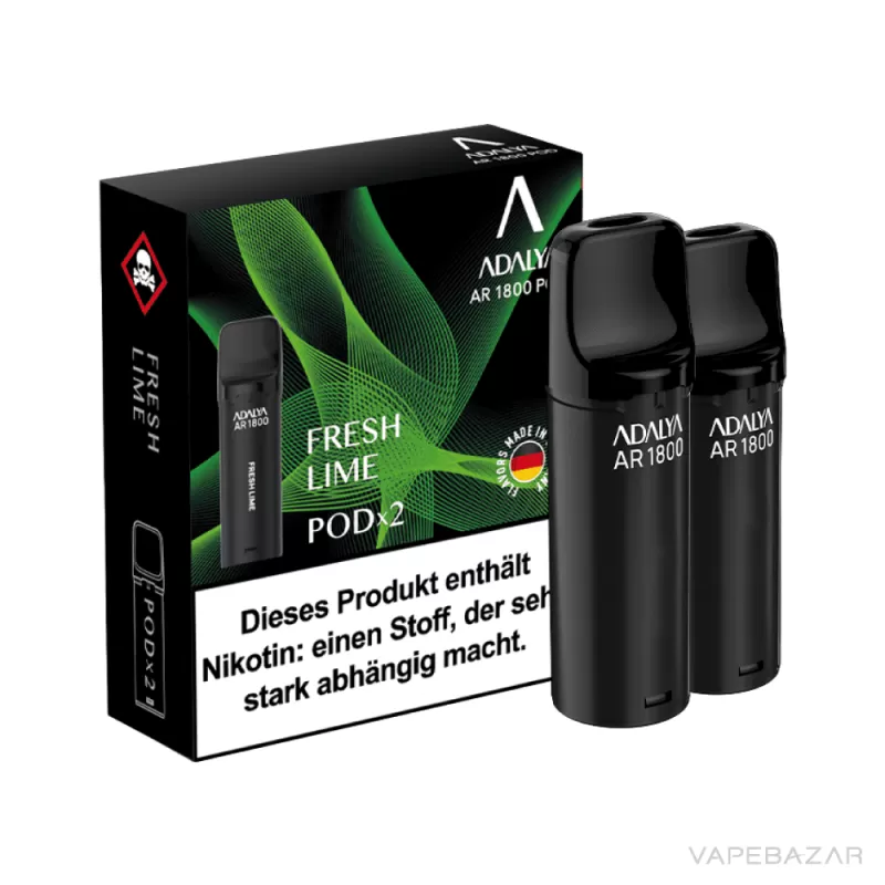 Adalya Alpha Pods – Fresh Lime – (2er Pack) - Adalya / Aromastoffe / Glycerin / Nikotinbenzoat / Propylenglykol - Image 3