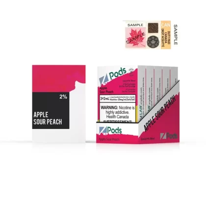 Z pods STLTH Compatible – Apple Sour Peach