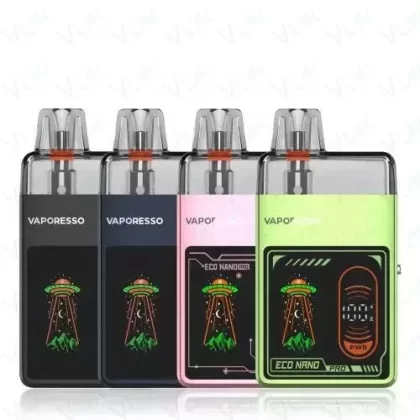 Vaporesso Eco Nano Pro Pod Vape Kit - Colour#Black>Coffee Brown>Coral Red>Emerald Green>Gun Metal>Ocean Blue>Sakura Pink>Silver
