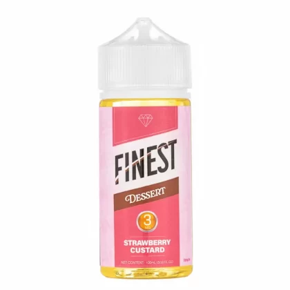 The Finest E-Liquid – Strawberry Custard 100mL Creamy 70VG