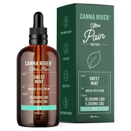 Canna River⁺ Broad Spectrum CBD Ultra Pain Tincture 120mL
