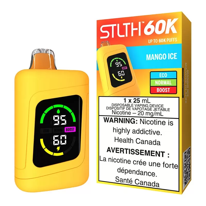 STLTH 60K Disposable Vape Device – Mango Ice