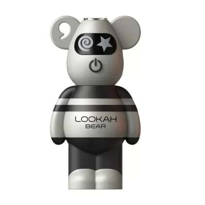 LOOKAH BEAR 510 Thread Vape Battery - Color#Aqua>Blue>Blue Tie-Dye>Cyan>Gray>Green>Orange>Pink>Pink Tie-Dye>Purple>Purple Tie-Dye>Rainbow>Red>Yellow Tie-Dye