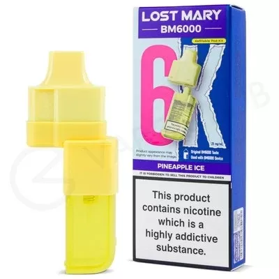 Pineapple Ice Lost Mary BM6000 Refill Pack - Ecigpremium
