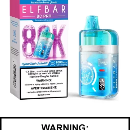 Blue Razz Ice Elf Bar BC Pro Disposable Vape