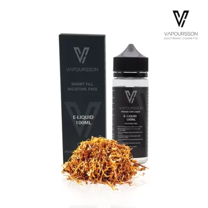 Vapoursson e-Liquid – Gold Tobacco 0mg 100ml Shortfill | Cigee