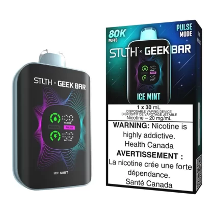 STLTH X Geek Bar Disposable Vape Device - Ice Mint - 20mg/ml