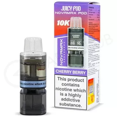 Cherry Berry Juicy Pod Novamax 10K Refill Pod