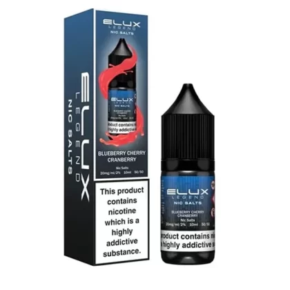 Elux Legend Blueberry Cherry Cranberry Nic Salt E-Liquid - Vape Product, Vape Product