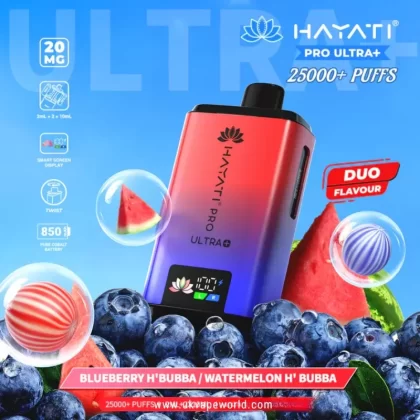 Blueberry H Bubba – Watermelon H Bubba Hayati Pro Ultra Plus 25000 Prefilled Pod Kit