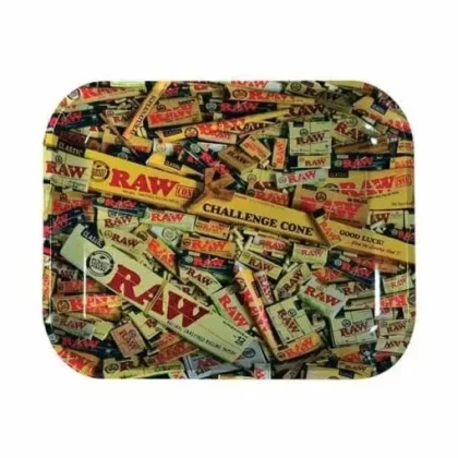 Raw Mixed Large Magnetic Rolling Tray - Vape Store