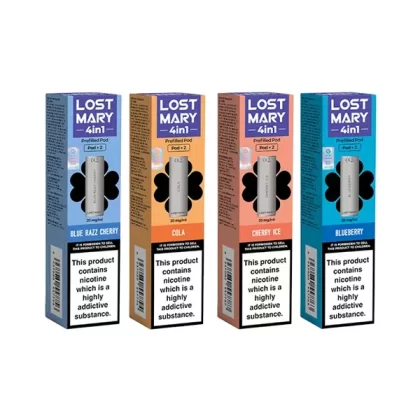 20mg Lost Mary 4in1 vorgefüllte Pods 1200 Züge