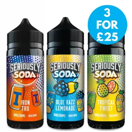 0mg Seriously Soda Doozy Vape 100ml Shortfill (70VG/30PG) - Vape Co