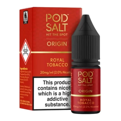 Royal Tobacco Nic Salt E-Liquid by Pod Salt (10ml) - 11mg
