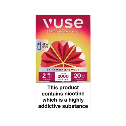 Vuse Extra Intense Strawberry Kiwi Pods (2 Pack) - Strength#20mg>10mg (E862C0)