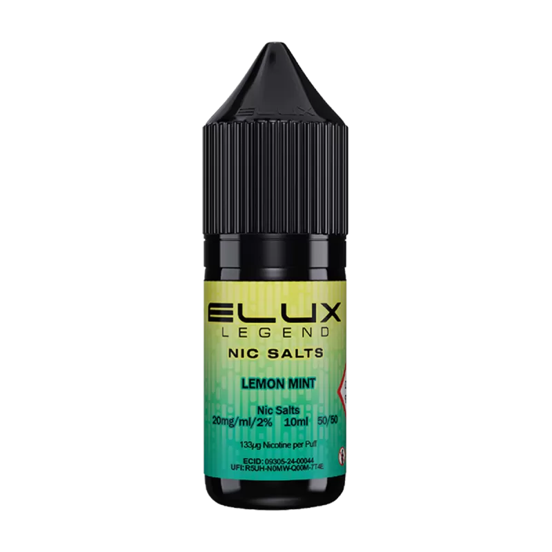 Lemon Mint Nic Salt by Elux 10ml - Ecigwizard