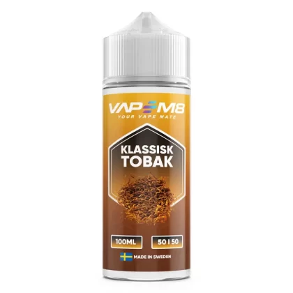 VM8 MTL Klassisk Tobak 50/50 100ml