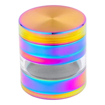 Transparent Rainbow Grinder – 53mm - Ejuicewarehouse