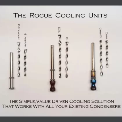 Cooling Unit for Stock Dynavap Condenser by The Rogue Wax Works