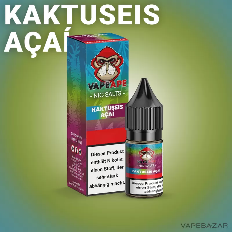 VapeApe – Kaktuseis Acai – Nic Salts - Vapebazar - Image 2