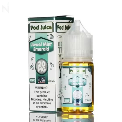 Pod Juice Nicotine Salt - Jewel Mint Emerald - 30ml - 35mg