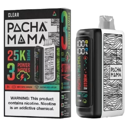Pachamama 25000 Puffs Disposable Vape 25K – Clear - Ejuicewarehouse