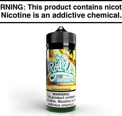 BANANA CEREAL BY JUICE ROLL UPZ DESSERTZ 100ML - Vapejuice