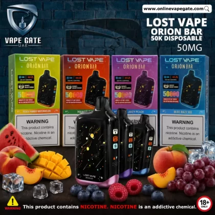 Lost Vape Orion Bar 50k Disposable Device - Rechargeable - Cool Mint / 50mg