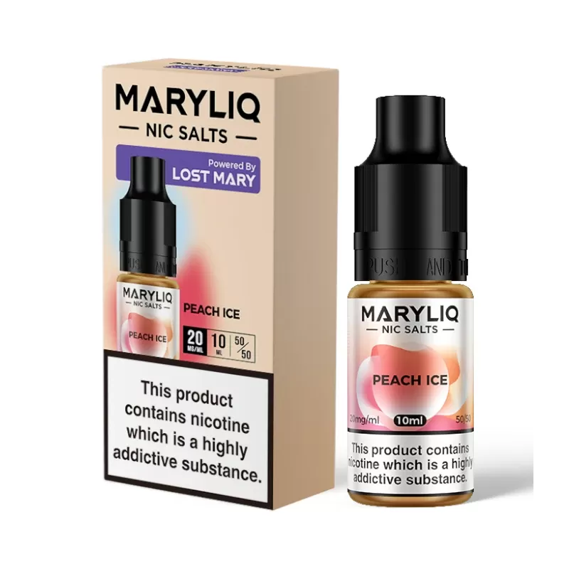 MaryLiq Peach ice Nic Salts 10ml