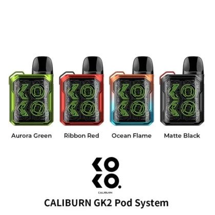 Uwell Caliburn GK2 Pod Kit - Matte Black - Vapourdeal Co
