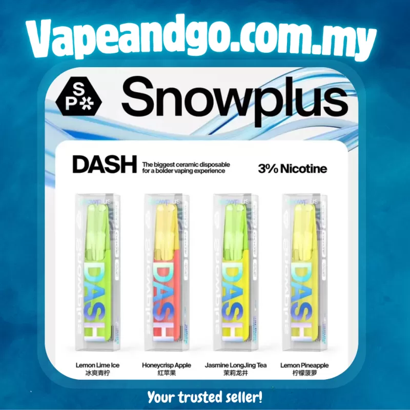 Snowplus Dash 4000 Puff Disposable 7.5ml - Vapeandgo Com My