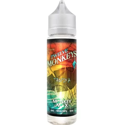 Twelve Monkeys Tropika 60ml E Liquids - 0mg