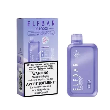 Elf Bar BC10000 Disposable Vape – Sakura Grape – 10000 Puffs