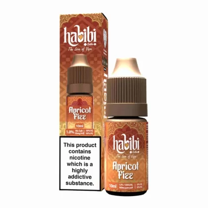 Habibi Apricot Fizz Nic Salt Vape Juice - 10 Pack