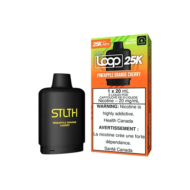 STLTH Loop 25K Pineapple Orange Cherry Pod