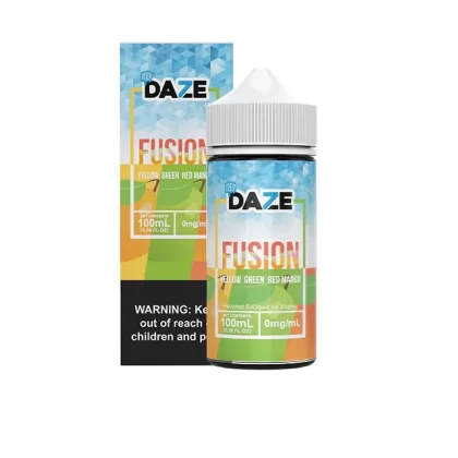 Sale $12.00 – Yellow Green Red Mango Iced by 7Daze Fusion 100mL