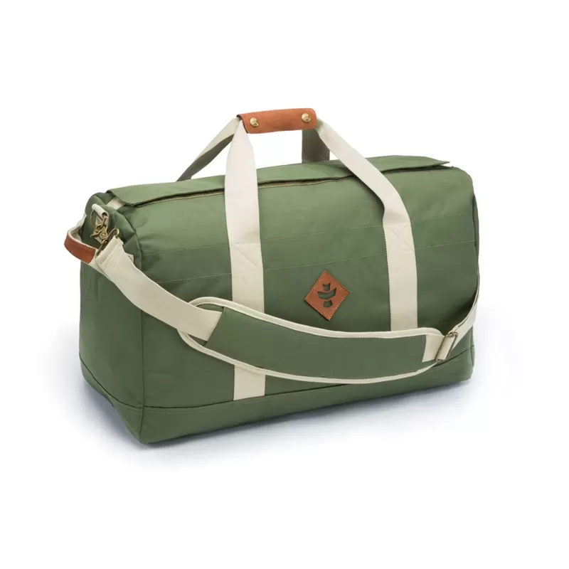 Revelry Around-Towner - Smell Proof Medium Duffle - Camo Brown