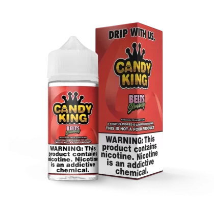 CANDY KING - Belts Strawberry - 100ML E-Liquid - 6MG