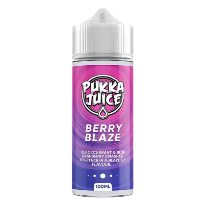Pukka Juice Berry Blaze Vape Juice 100ml - Size#0 Nic Shots>1 x 18mg Nic Shot>2x 18mg Nic Shot