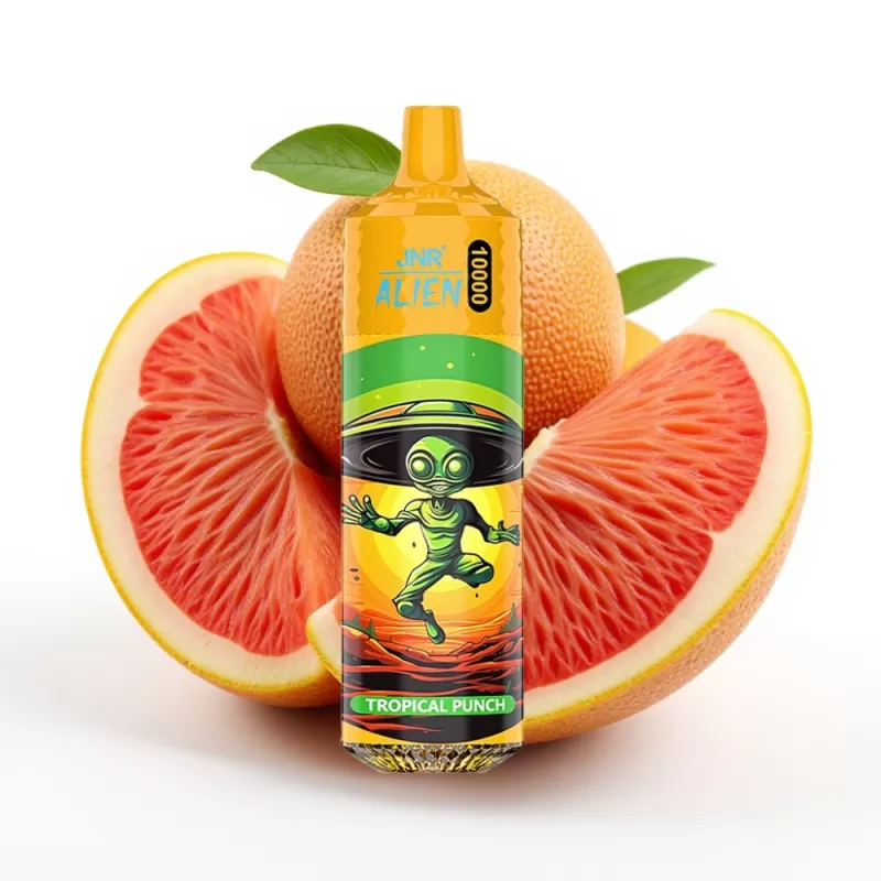 JNR Alien 10000 Puffs Ponche Tropical 850mAh 20ml Tipo-C RGB - Fumotvapemexico