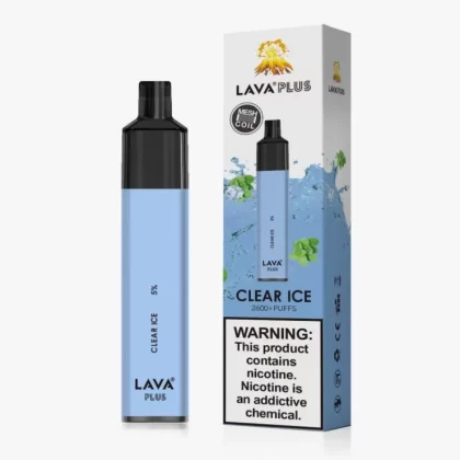 Lava Plus 2600 Puffs Disposable - Clear Ice