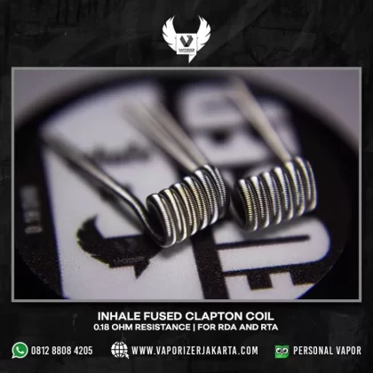 INHALE COIL X VAPORIZER JAKARTA (AUTHENTIC) – FUSED CLAPTON
