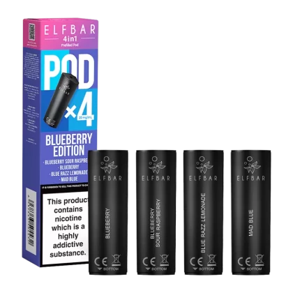 Blueberry Edition Elfbar 4in1 Pods - Vapeshop Co