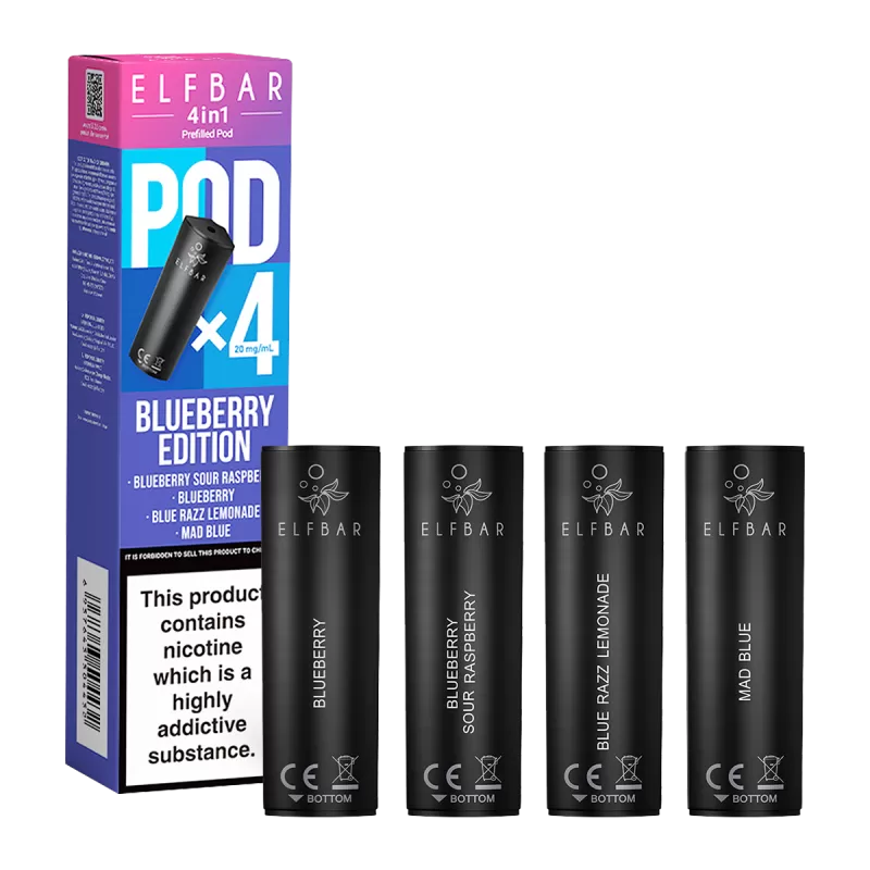 Blueberry Edition Elfbar 4in1 Pods - Vapeshop Co