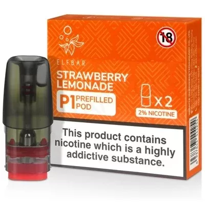 Strawberry Lemonade Elf Bar Mate P1 Prefilled Pods - Ecigpremium