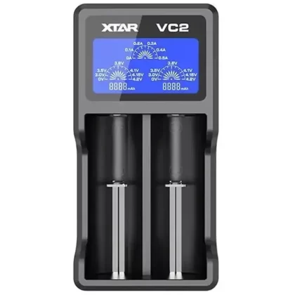 XTAR VC2 2 Slot USB Battery Charger